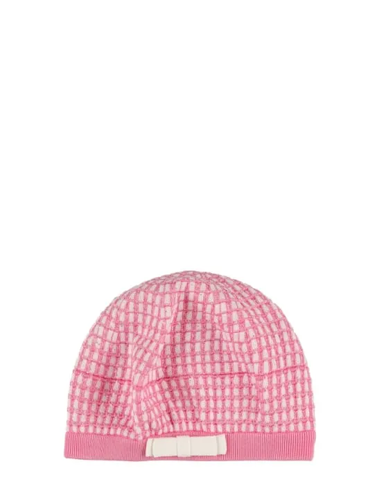 Self-portrait   Cotton &amp; wool knit hat 