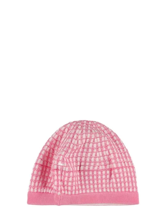 Self-portrait   Cotton &amp; wool knit hat 