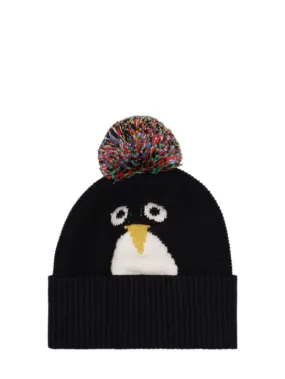 Stella McCartney Kids   Intarsia organic cotton knit hat 
