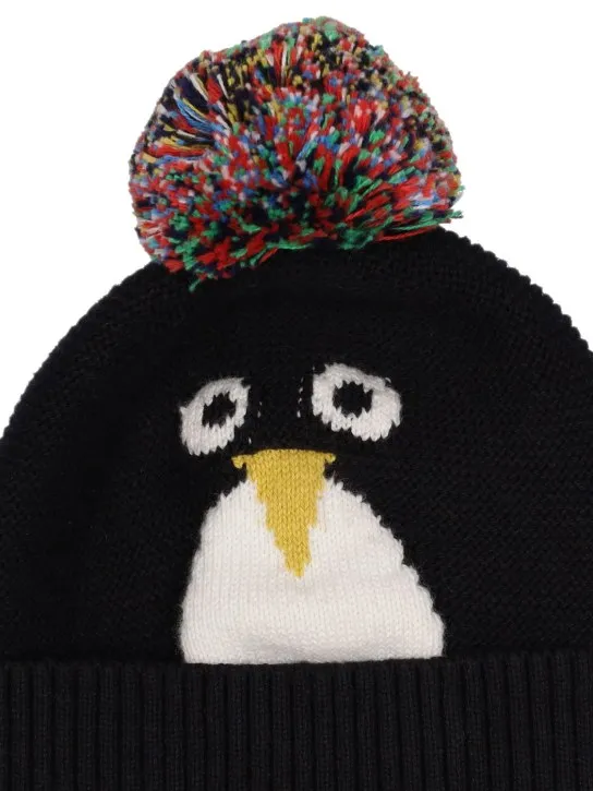 Stella McCartney Kids   Intarsia organic cotton knit hat 