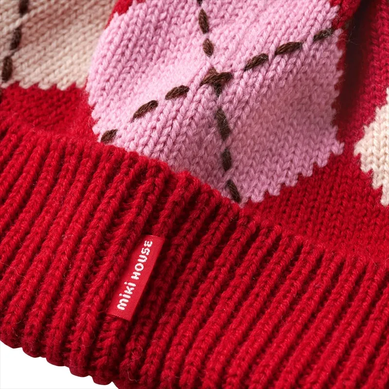 Usako Argyle Knit Hat