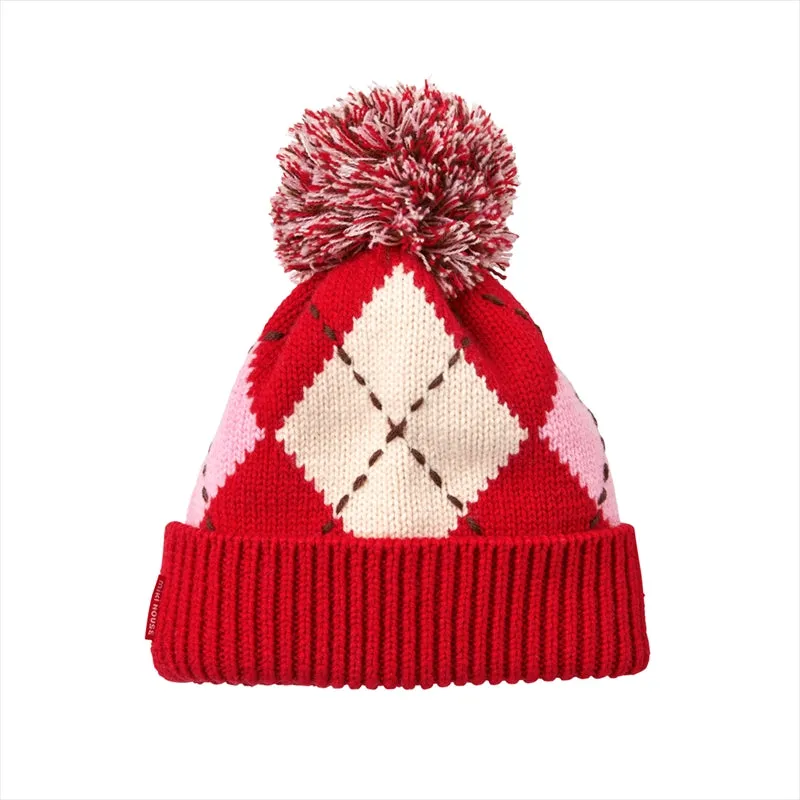 Usako Argyle Knit Hat