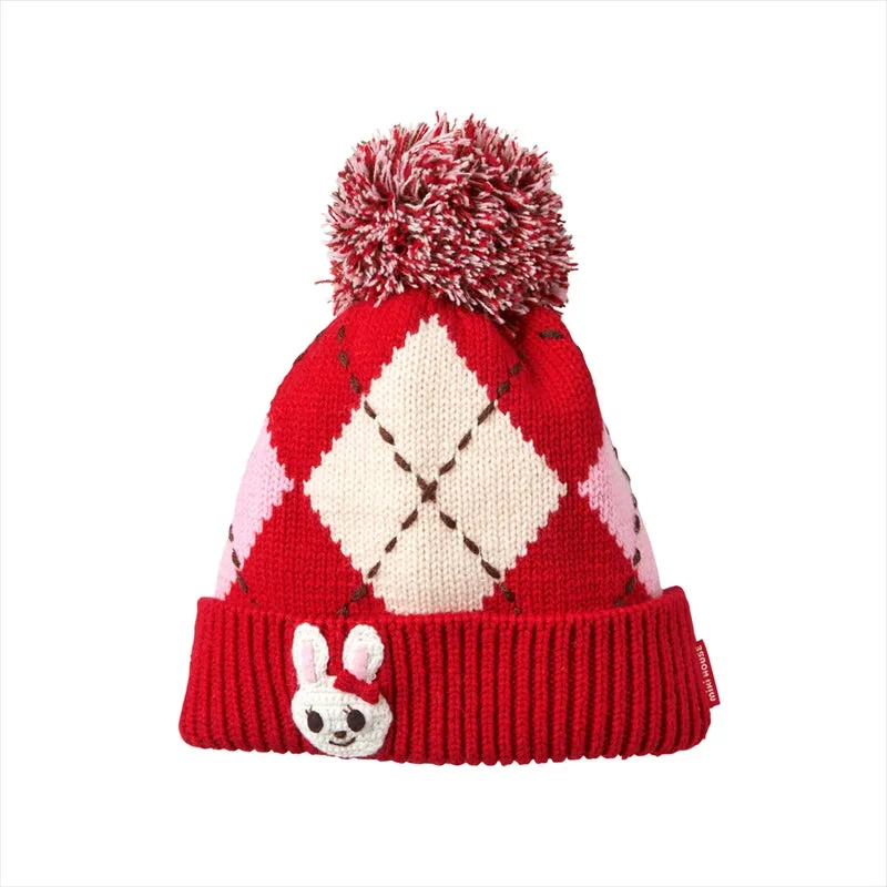 Usako Argyle Knit Hat