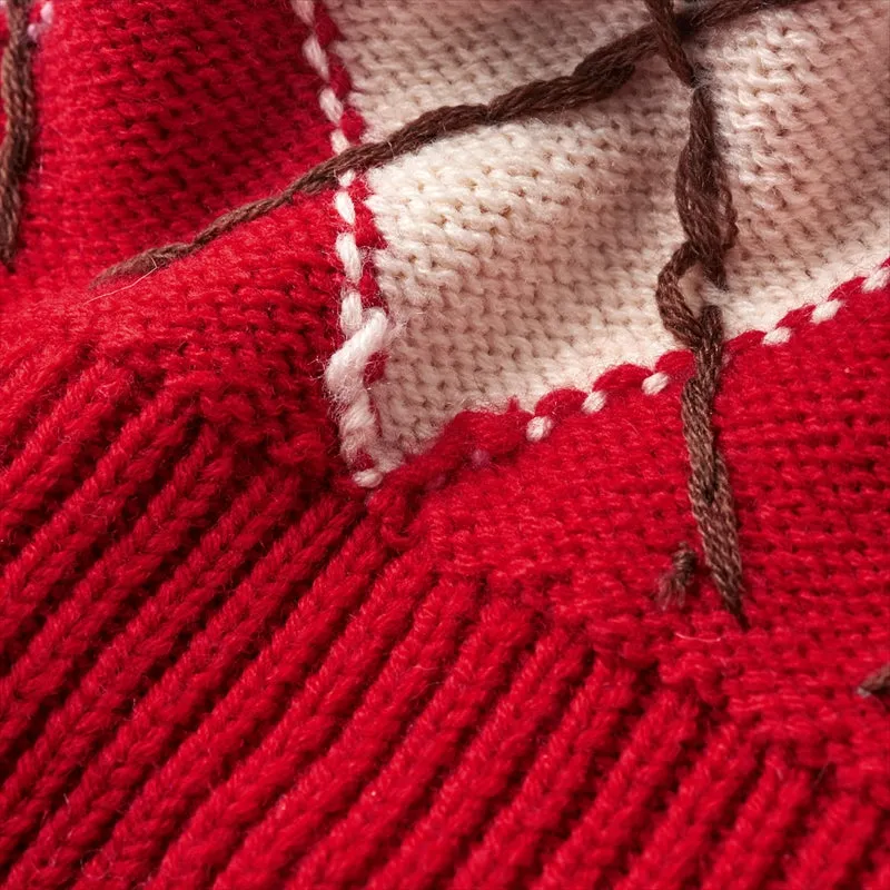 Usako Argyle Knit Hat