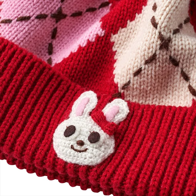 Usako Argyle Knit Hat